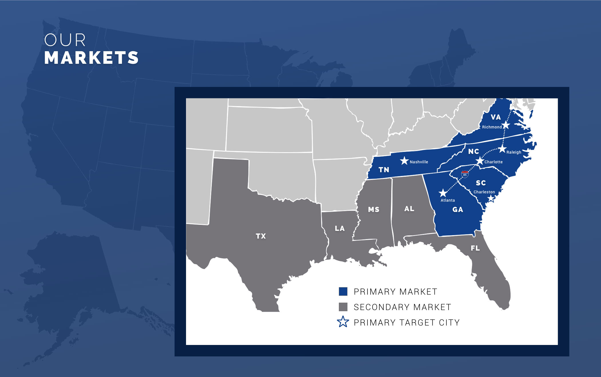 Abacus Capital Real Estate Investors Southeastern United States Target Market